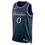 Regata Philadelphia 76ers City Edition 25/26 Azul Tyrese Maxey 0