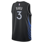 Regata Dallas Mavericks City Edition 25/26  Anthony Davis 3 Black