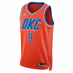 Regata NBA Oklahoma City Thunder Statement Edition Swingman Jersey Alex Caruso 9 Laranja