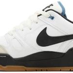 Tênis Nike Full Force Low White Black Aegean Storm