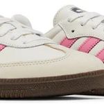 Tênis Adidas Samba OG White Lucid Pink