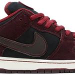 Tênis Nike RIOT Skateshop x Dunk Low SB Mahogany Dark Beetroot