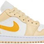 Tênis Air Jordan 1 Low Sail Yellow Ochre