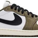 Tênis Air Jordan 1 Retro Low OG Medium Olive