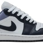 Tênis Air Jordan 1 Low White Indigo Haze