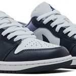 Tênis Air Jordan 1 Low White Indigo Haze