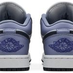 Tênis Air Jordan 1 Low White Indigo Haze