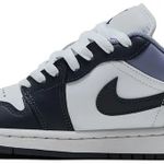 Tênis Air Jordan 1 Low White Indigo Haze
