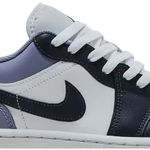 Tênis Air Jordan 1 Low White Indigo Haze