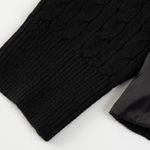 Jaqueta Moncler Black Puffer Jacket with White Accents