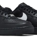 Tênis Nike Supreme x Air Force 1 Low Box Logo - Black White