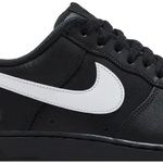 Tênis Nike Supreme x Air Force 1 Low Box Logo - Black White