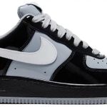 Tênis Nike Central Cee x Air Force 1 Low Black White Smoke Grey