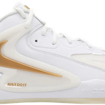 Tênis Nike Air Zoom HyperSet 2 IC White Metallic Gold