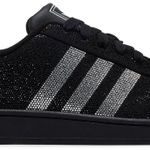 Tênis Adidas Superstar 2 Rhinestone Black Silver