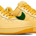 Tênis Nike Air Force 1 Low Patent Leather Topaz Gold