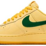 Tênis Nike Air Force 1 Low Patent Leather Topaz Gold