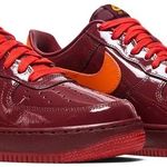 Tênis Nike Air Force 1 Low Patent Leather Dark Team Red