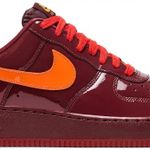 Tênis Nike Air Force 1 Low Patent Leather Dark Team Red