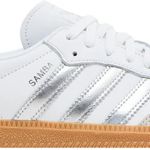 Tênis Adidas Samba OG White Silver Metallic Grey