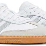 Tênis Adidas Samba OG White Silver Metallic Grey