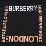 Jaqueta Burberry Horseferry Square Jacquard Sweater Black