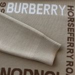 Jaqueta Burberry Horseferry Square Jacquard Sweater Cream