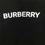 Moletom  Burberry Logo Print Cotton Hoodie Black