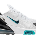 Tênis Nike Air Max 270 Premium White Black Metallic Silver