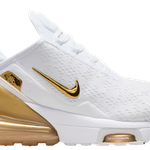Tênis Nike Air Max 270 Premium White Team Gold