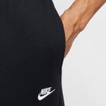 Calça Moletom Nike Club Open-Hem Fleece Black