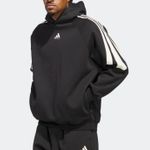 Moletom Adidas Basketball 3-Stripes Fleece Hoodie 