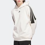 Moletom Adidas Basketball 3-Stripes Fleece Hoodie White
