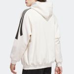 Moletom Adidas Basketball 3-Stripes Fleece Hoodie White