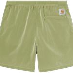 Bermuda Carhartt WIP Canby Swim Trunks Gentle Green White