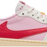 Tênis Travis Scott x  Air Jordan 1 Retro Low OG Sail Tropical Pink