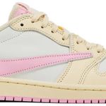 Tênis Travis Scott x Air Jordan 1 Retro Low OG SP Shy Pink