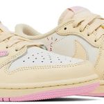 Tênis Travis Scott x Air Jordan 1 Retro Low OG SP Shy Pink