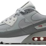 Tênis Nike Air Max 90 Light Smoke Grey Red