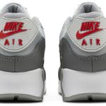 Tênis Nike Air Max 90 Light Smoke Grey Red