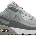 Tênis Nike Air Max 90 Light Smoke Grey Red