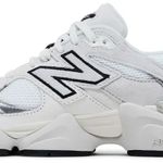 Tênis New Balance 9060 White Black Metallic Silver