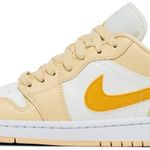 Tênis Air Jordan 1 Low Sail Yellow Ochre