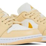 Tênis Air Jordan 1 Low Sail Yellow Ochre