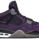 Tênis Travis Scott x Air Jordan 4 Retro Purple Suede
