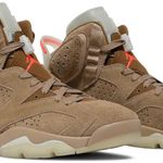 Tênis Travis Scott x Air Jordan 6 Retro British Khaki
