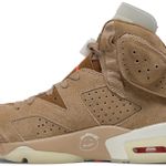 Tênis Travis Scott x Air Jordan 6 Retro British Khaki