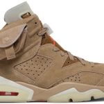 Tênis Travis Scott x Air Jordan 6 Retro British Khaki