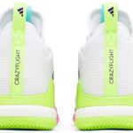 Tênis Adidas Crazyflight Mid White Purple Pink