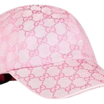 Boné Gucci Gg Baseball Canvas Pink Light